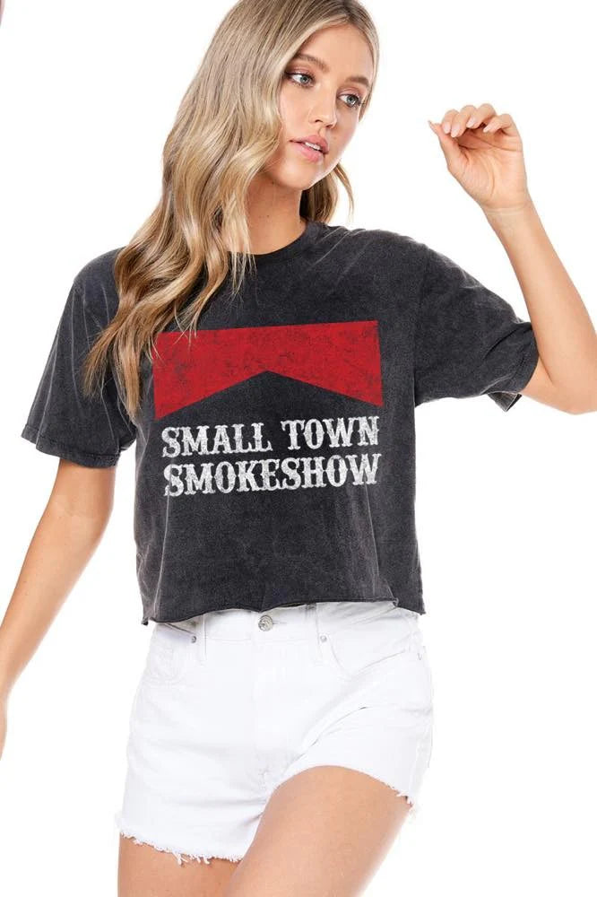 Zutter Small Town Smokeshow Faux Crop