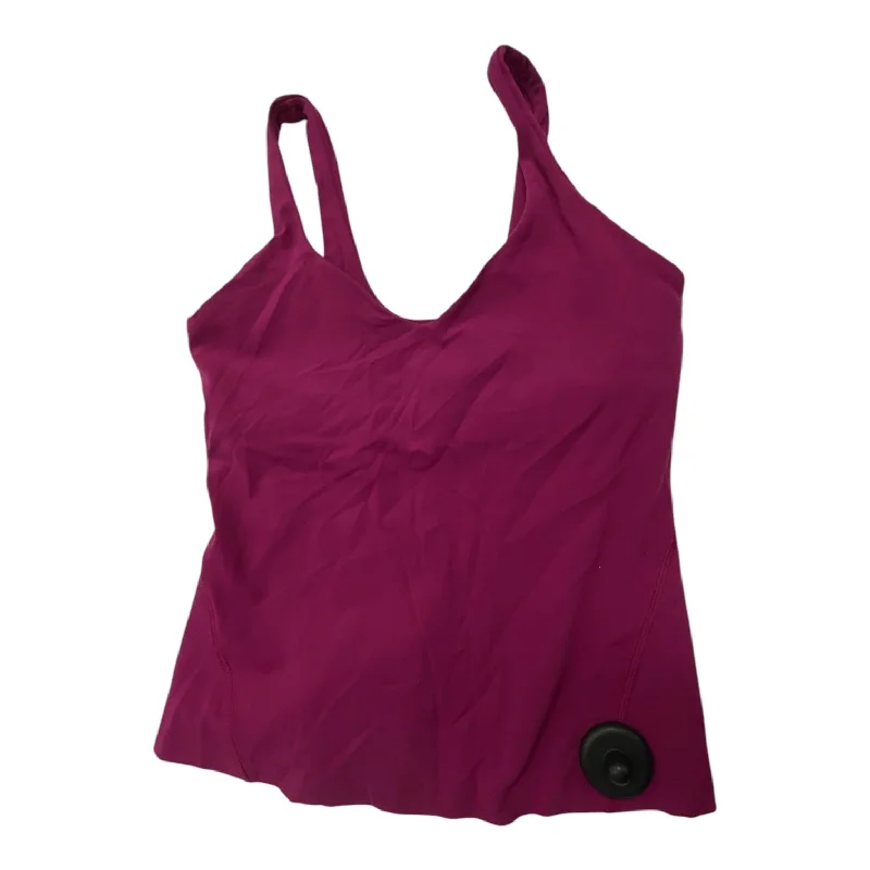 Athletic Tank Top By Lululemon In Purple, Size: 6