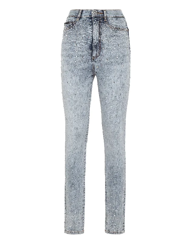 Denim Super High Waist Jegging Crystal Rain