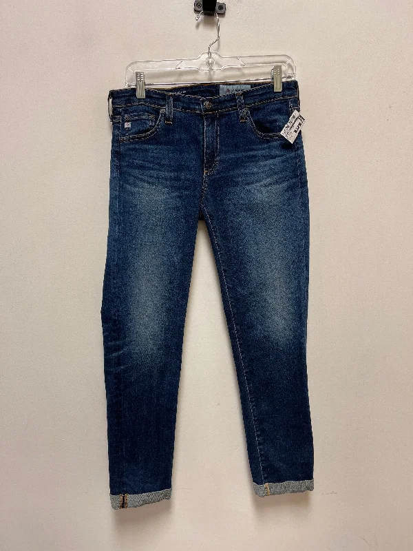 Jeans Boyfriend By Ag Jeans In Blue Denim, Size: 10