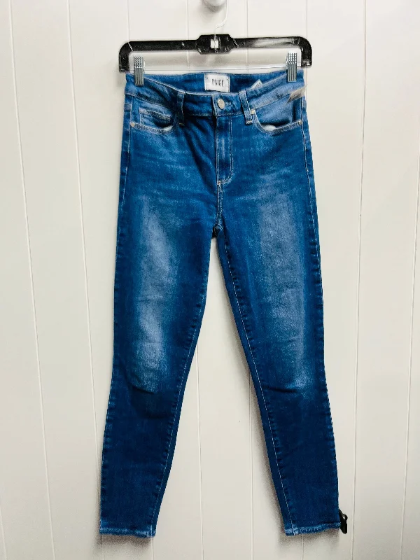 Jeans Skinny By Paige In Blue Denim, Size: 2