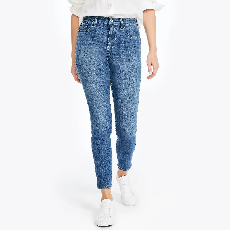 Nautica Womens True Flex High-Rise Curvy Fit Skinny Denim