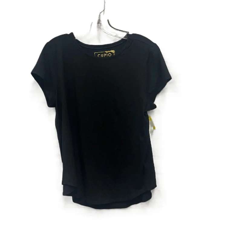 Top Short Sleeve By Cupio In Black, Size: Xl