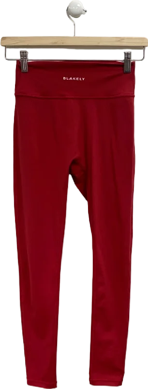 Blakely Red Leggings UK S