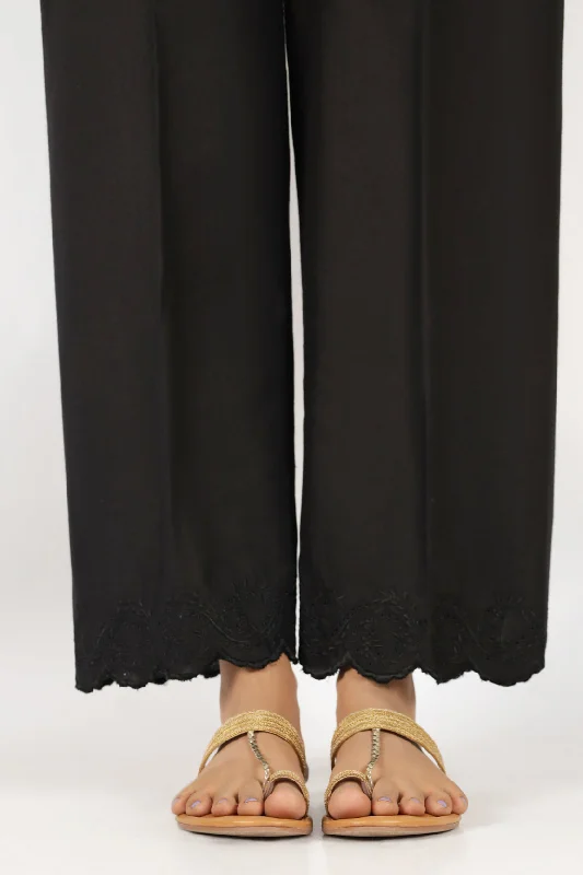 Embroidered Cotton Pant