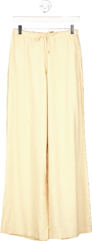 Monday Beige Wide Leg Trousers US P