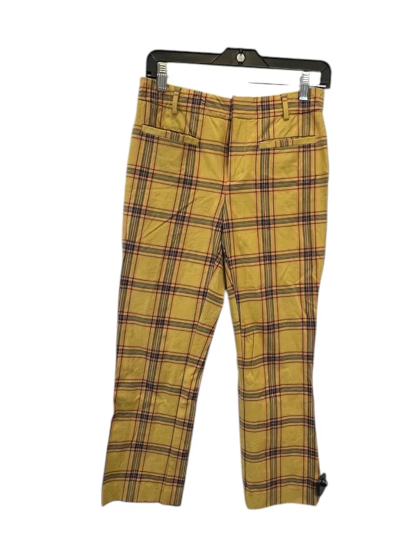 Pants Designer By Maeve In Plaid Pattern, Size: 2