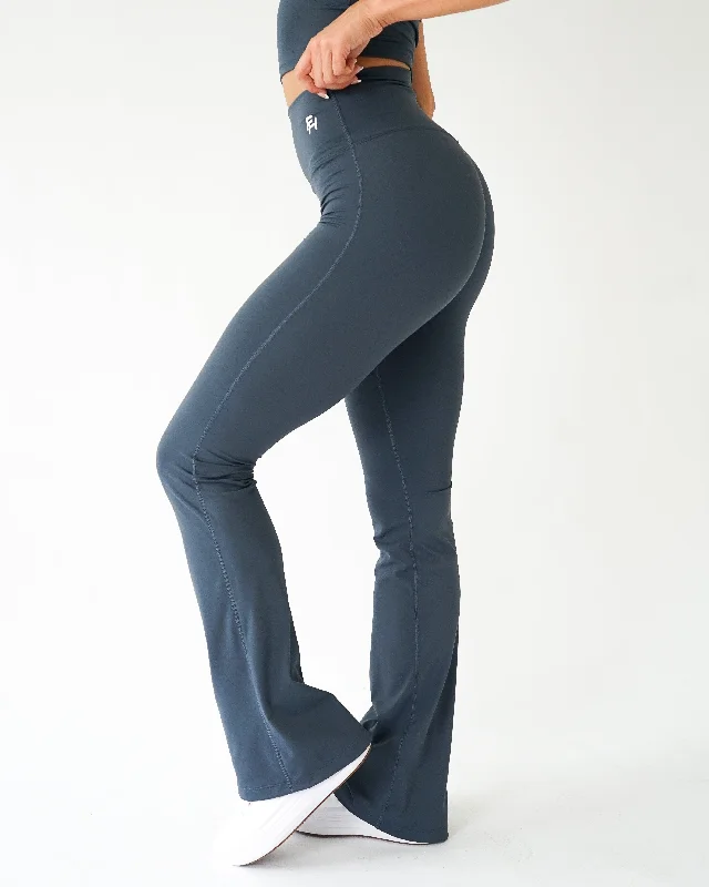 Impact Flare Leggings - Stone