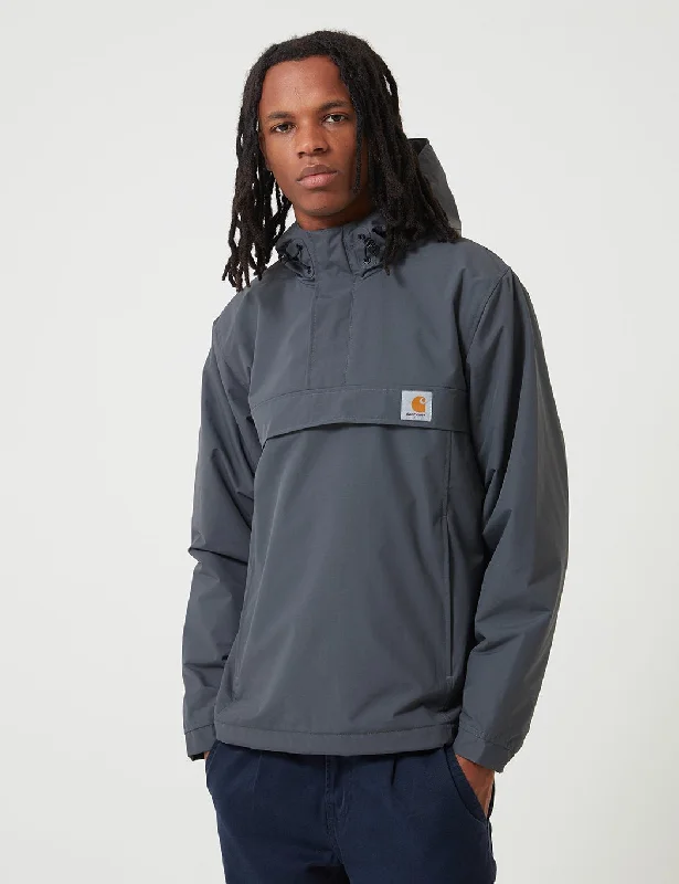 Carhartt-WIP Nimbus Pullover Jacket (Fleece Lined) - Blacksmith