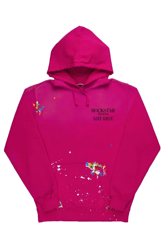 Make It Rain Fuchsia Oversized Hoodie