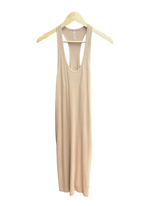 Dress Casual Midi By Commando In Beige, Size: L