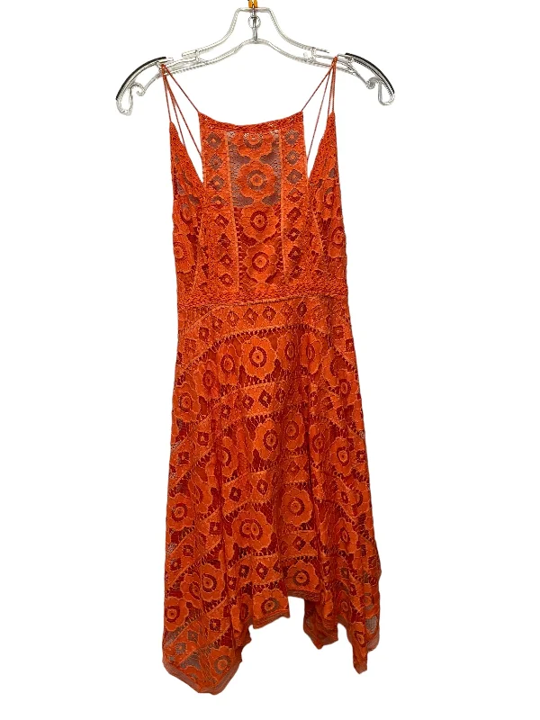 Dress Casual Midi By Free People In Tan, Size: 0