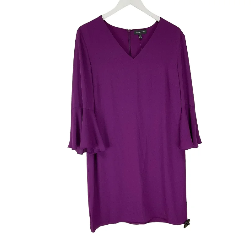 Dress Casual Midi By Limited In Purple, Size: M