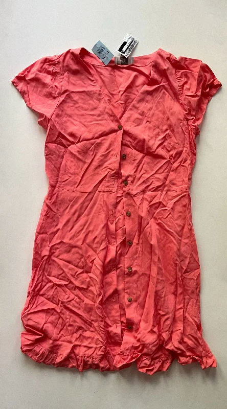 Dress Casual Midi By Loft In Pink, Size: 2petite