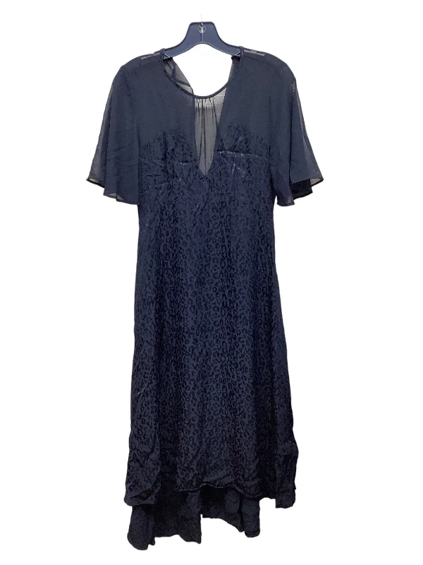 Dress Casual Midi By Zara In Black, Size: S